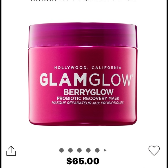 GLAMGLOW BERRYGLOW PROBIOTIC RECOVERY MASK - Picture 2 of 7